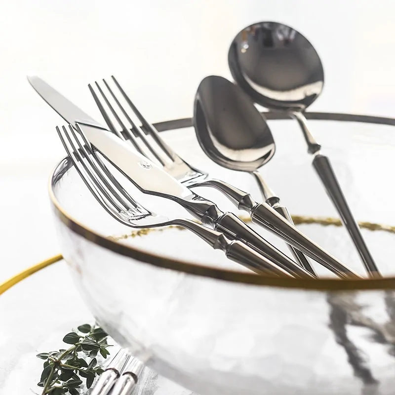 Luxury Stainless Steel Cutlery Set by Anti Spier