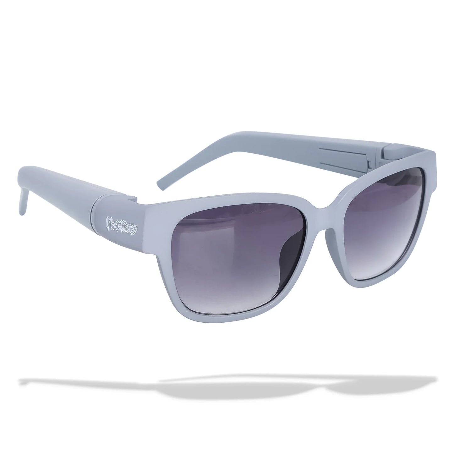 Sunglasses with Hidden Horn Tube Storage by Anti Spier