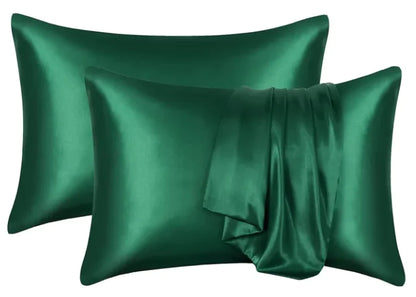 Silk-like Solid Color Pillowcase by Anti Spier