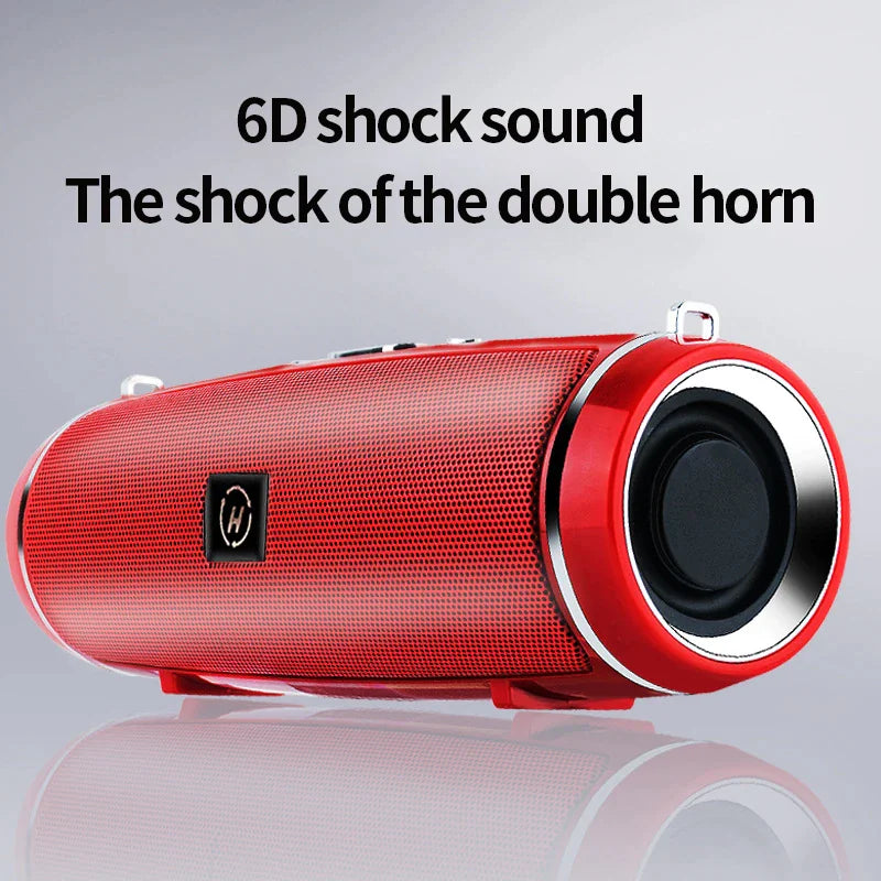 Bluetooth 5.1 Speaker Wireless Waterproof Outdoor Stereo LOUD Bass USB/TF Strap by Anti Spier