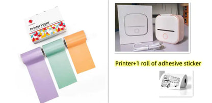 Portable Mini Thermal Label Printer Home Photo Printer Student Wrong Question Printer Bluetooth Mini Label Printer Price Tag by Anti Spier