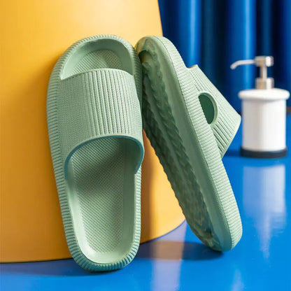 Cozy Pillow Slides Anti-Slip Sandals Ultra Soft Slippers Cloud Home Outdoor Shoe by Anti Spier