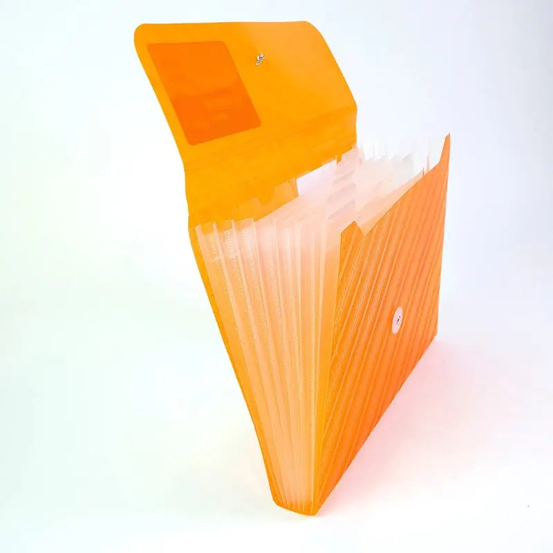 Translucent 7-Pocket Letter Size Poly Expanding File - 1pc Random Color by Anti Spier