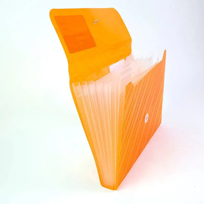 Translucent 7-Pocket Letter Size Poly Expanding File - 1pc Random Color by Anti Spier