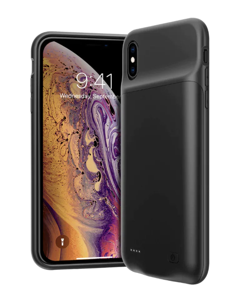 6800mAh Slim Battery Charger Case for iPhone 11-15 Pro Max & XR/XS by Anti Spier