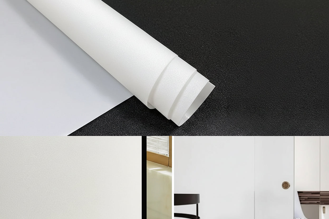 Frosted Glass Privacy Window Film for Offices - Static Cling Light Control by Anti Spier