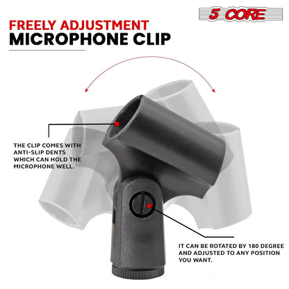 5Core Dynamic Instrument Microphone Professional XLR Cardioid Pencil Stick Condenser Mic by Anti Spier