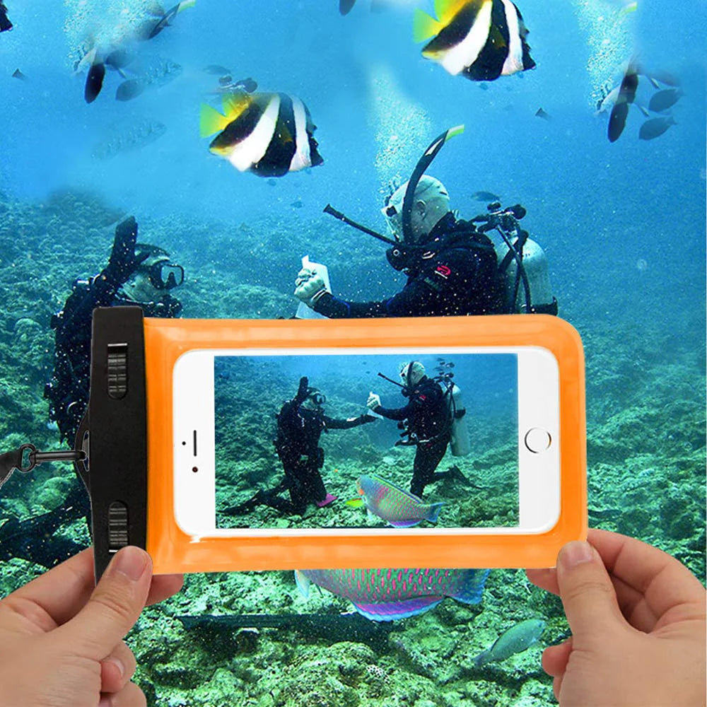 3 Pack Waterproof Floating Cell Phone Pouch Dry Bag Case Cover For Phone Samsung by Anti Spier