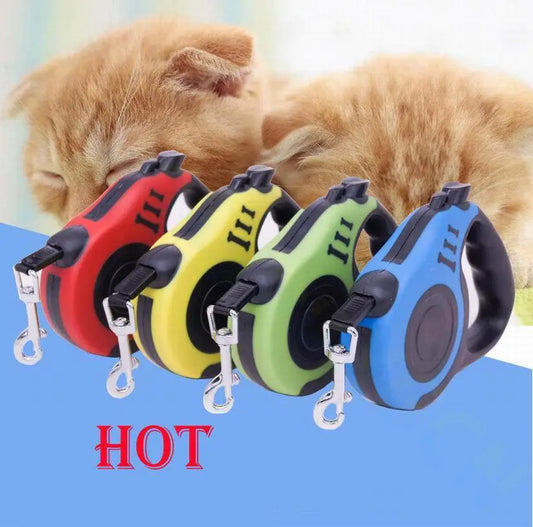 16.5FT Automatic Retractable Dog Leash Pet Collar Automatic Walking Lead Free US by Anti Spier