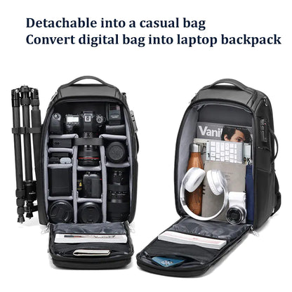 Large Capacity Camera & Laptop Backpack by Anti Spier