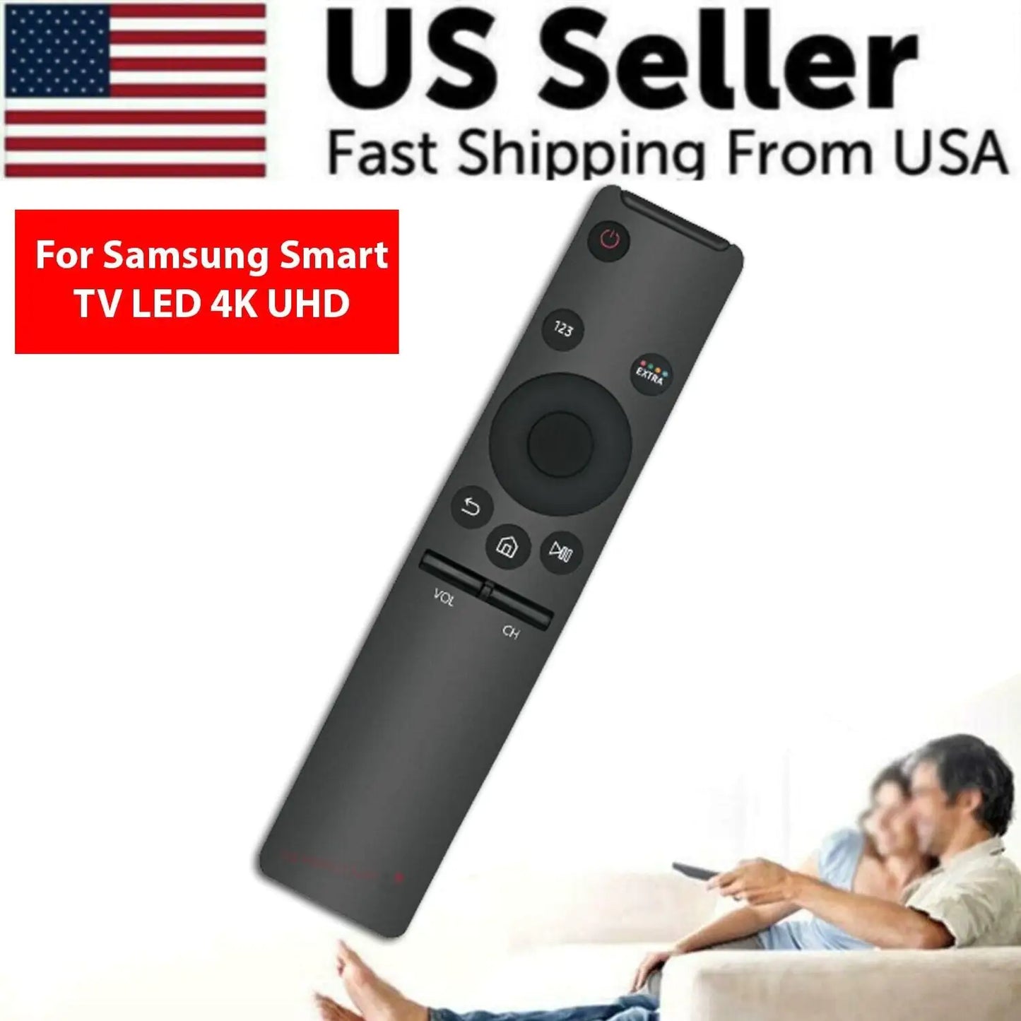 NEW Replacement BN59-01259E Remote Control For Samsung Smart TV LED 4K UHD by Anti Spier