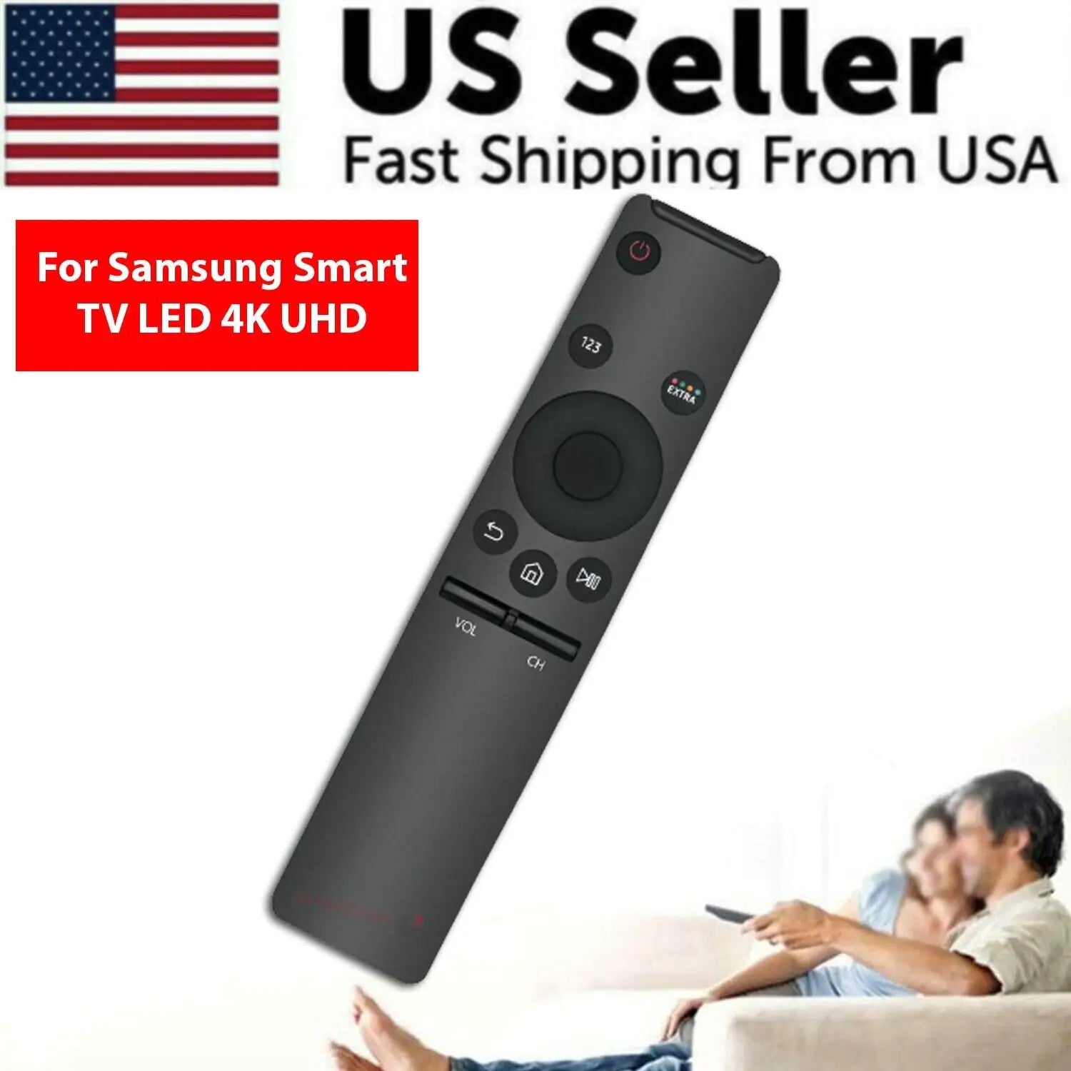NEW Replacement BN59-01259E Remote Control For Samsung Smart TV LED 4K UHD by Anti Spier