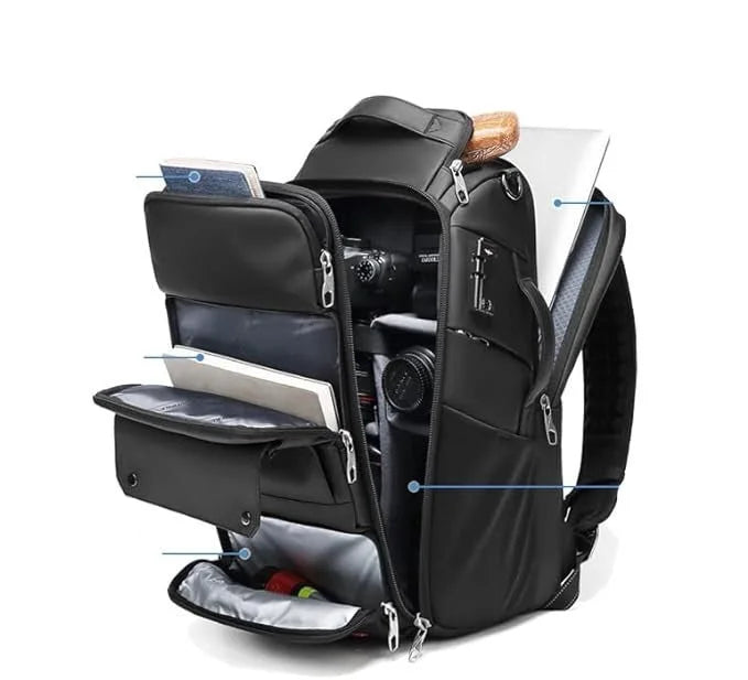 Large Capacity Camera & Laptop Backpack by Anti Spier