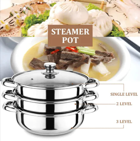 Three-Layer Multi-Purpose Soup Steamer by Anti Spier