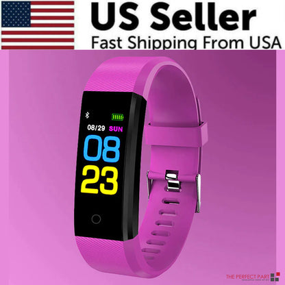 Fitness Smart Watch Activity Tracker Heart Rate For Women Men Oxygen BP Monitor by Anti Spier