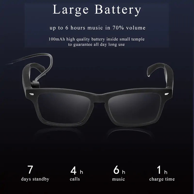 Smart Glasses Wireless Bluetooth 5.0 Sunglasses by Anti Spier