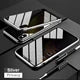 Magnetic Tempered Glass Privacy Metal Case iphone by Anti Spier