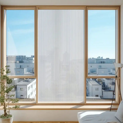 Static Cling Window Film - Frosted 3D Decorative Vinyl by Anti Spier