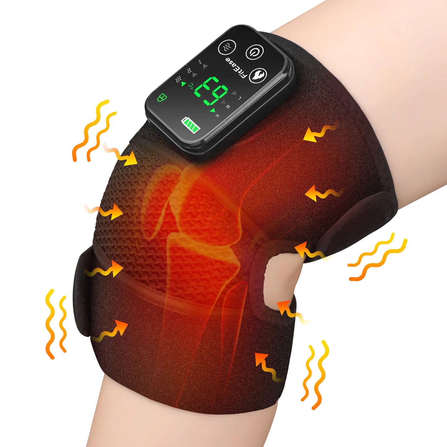 Kneecap, Elbow and Shoulder Intelligent Heating Vibration Massager by Anti Spier