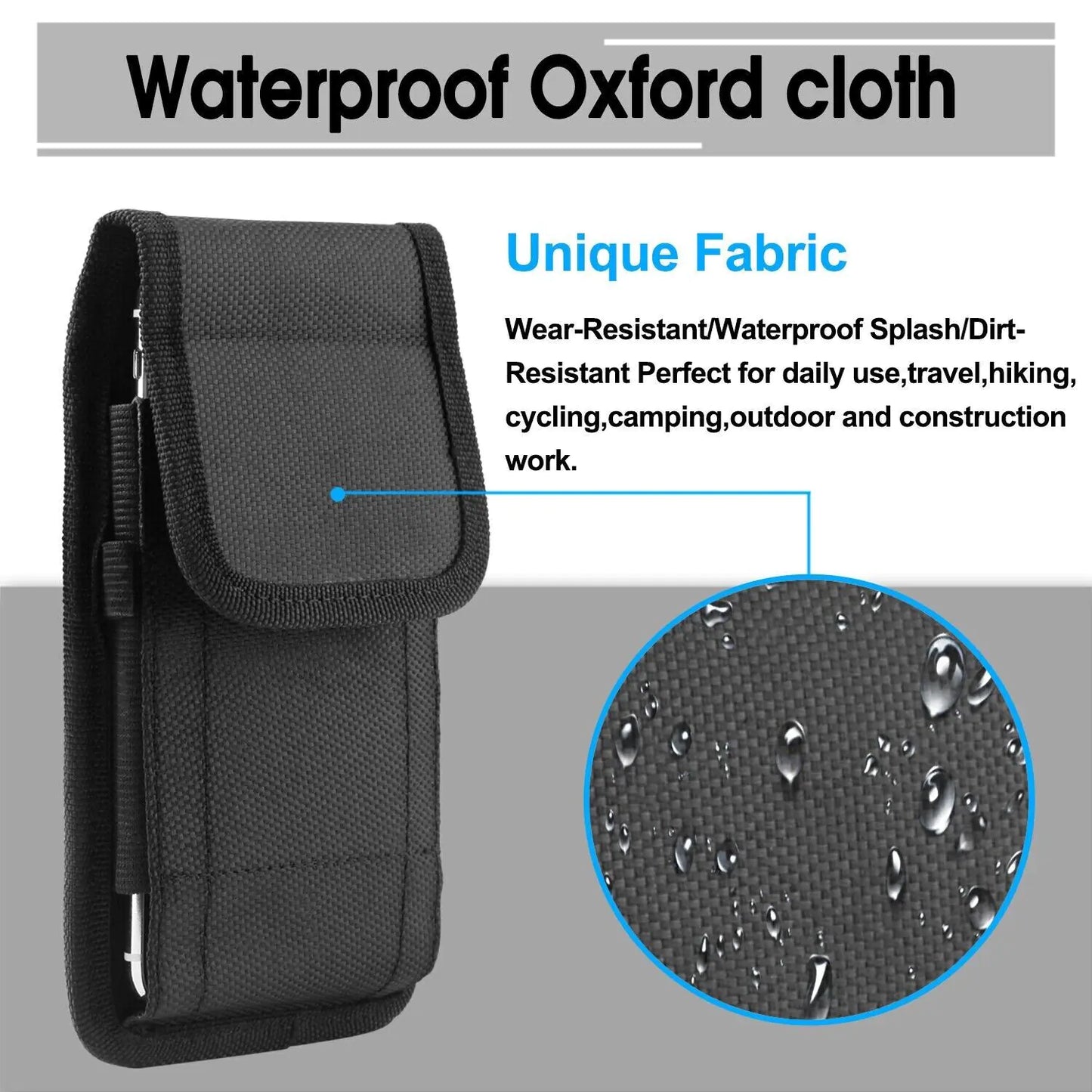 Vertical Cell Phone Holster Pouch Wallet Case With Belt Clip For iPhone Samsung by Anti Spier