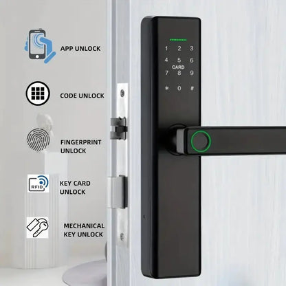 Smart Fingerprint Password Lock for Wooden Doors by Anti Spier