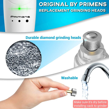 Primens Professional Dog Nail Grinder Replacement Head Pack of 3 Bits Tip by Anti Spier