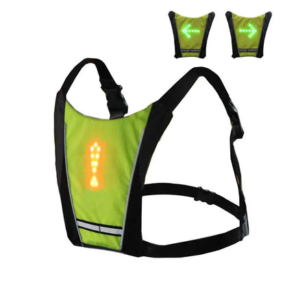 LED Cycling Safety Vest with Bag by Anti Spier