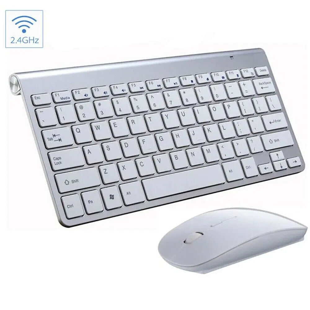 Mini Wireless Keyboard And Mouse Set Waterproof 2.4G For Mac Apple PC Computer by Anti Spier