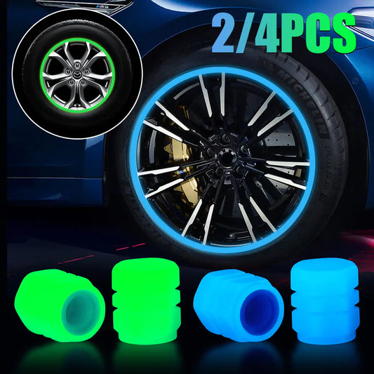 Luminous Tire Valve Stem Cap by Anti Spier