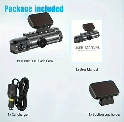 360° Dual Lens Car Dash Cam by Anti Spier