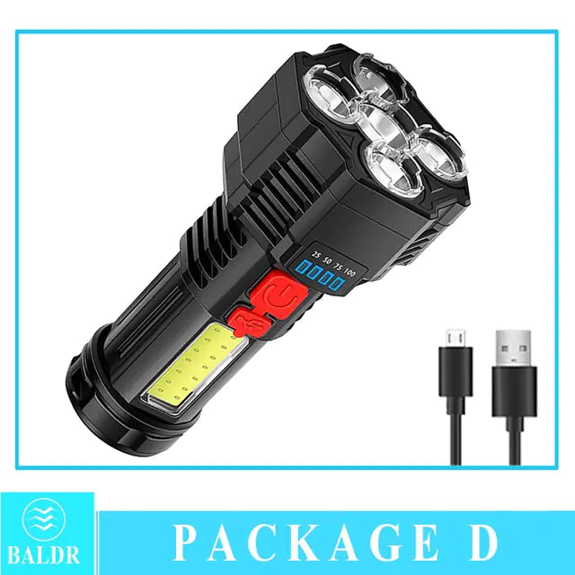Multi-Functional Bright Flashlight by Anti Spier