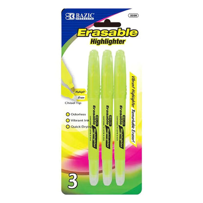 Erasable Highlighter Yellow (3/Pack) by Anti Spier