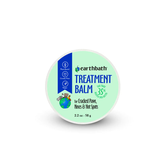 earthbath Treatment Balm - Dog Balm for Paws and Nose Dry Cracked Nose and Paw Balm Plant-Based Curelty-Free Vegan Made with Nilotica Shea Butter for Dogs and Cats - 2.2 Oz by Anti Spier