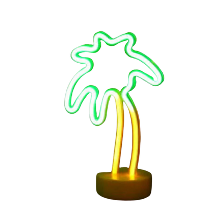 Tropical Nights Neon Deco Lights With Remote Control by Anti Spier