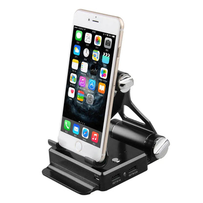 Podium Style Stand With Extended Battery Up To 200% For iPad, iPhone And Other Smart Gadgets by Anti Spier