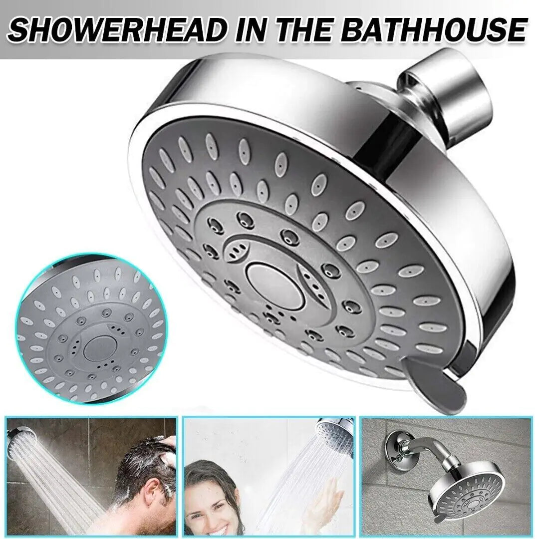 Shower Heads Handheld Spray High Pressure Adjustable Showerhead Top Spray Bath by Anti Spier