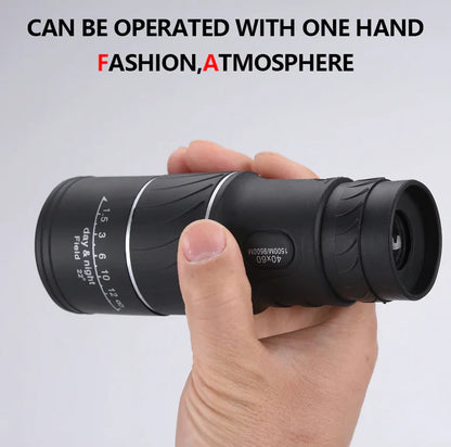40X60 Monocular Binoculars With Night Vision BAK4 Prism High Power Waterproof by Anti Spier