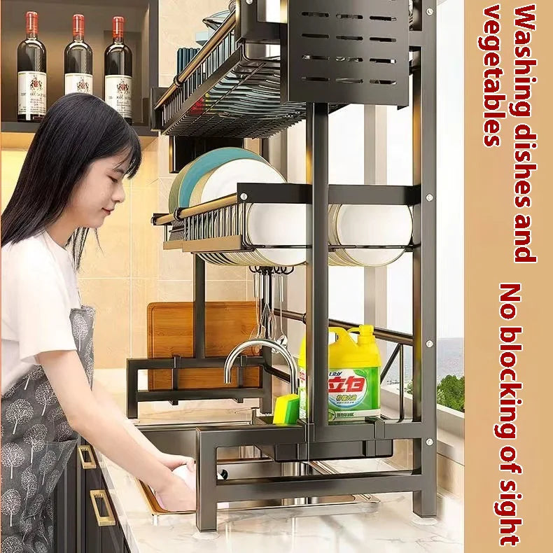 Adjustable Kitchen Dish Rack by Anti Spier