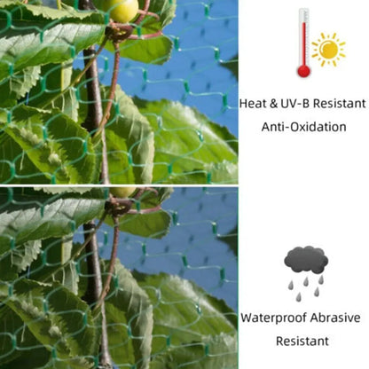 33FT Anti Bird Netting Pond Net Protection Tree Crops Plants Fruits Garden Mesh by Anti Spier