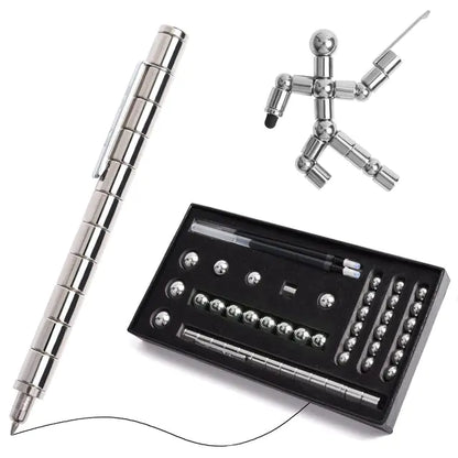 Multifunctional Deformable Magnet Fidget Pen by Anti Spier