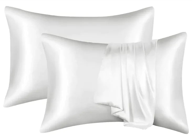 Silk-like Solid Color Pillowcase by Anti Spier