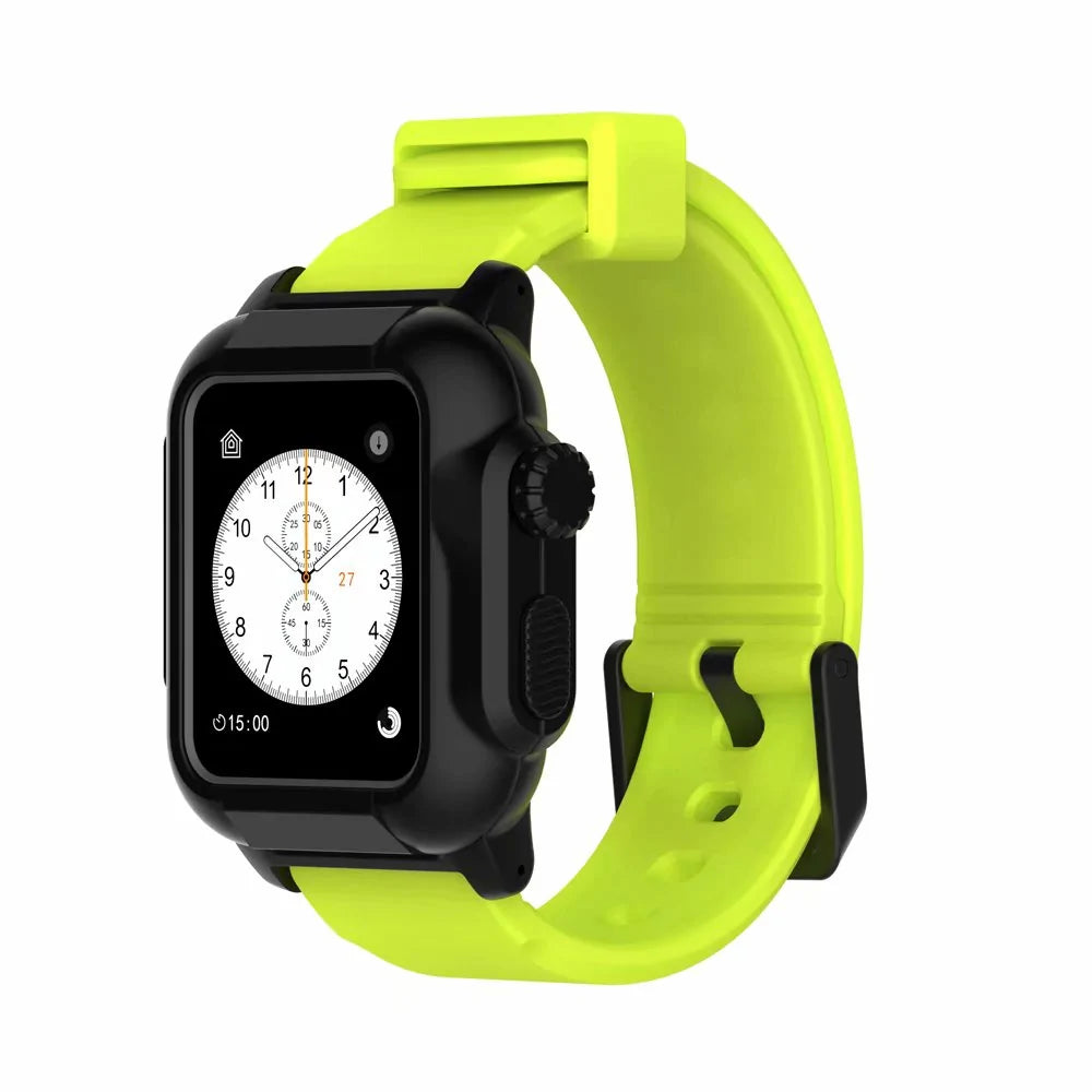 Waterproof Box Case Strap For Apple Watch by Anti Spier