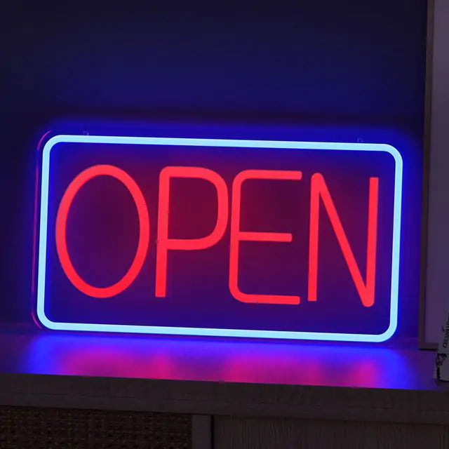 LED Store Open Sign Light by Anti Spier