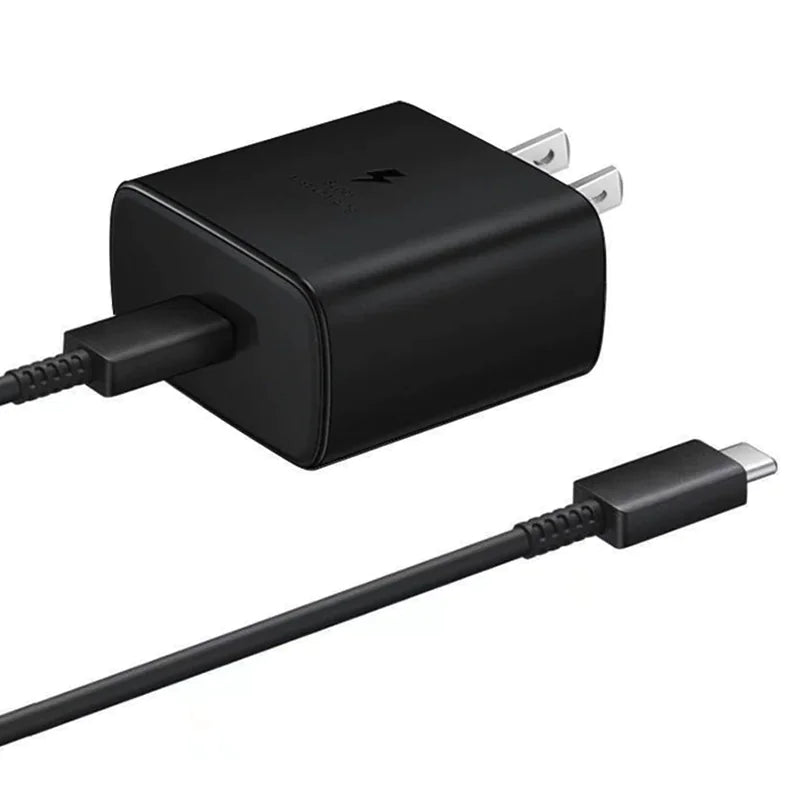 45W USB-C Super Fast Wall Charger + 6FT Cable For Samsung Galaxy S20 S21 S22 S23 by Anti Spier