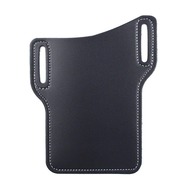 Men Cell Phone Belt Pack Bag Loop Waist Holster Pouch Case Leather Wallet Cover by Anti Spier