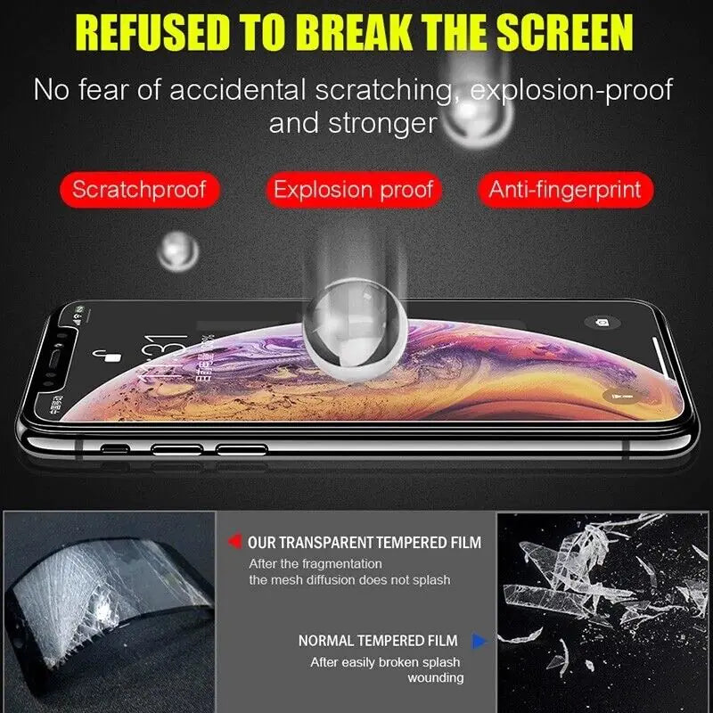 3x HD Clear Tempered Glass Screen Protector for iPhone 13 12 11 Pro Max XR X by Anti Spier