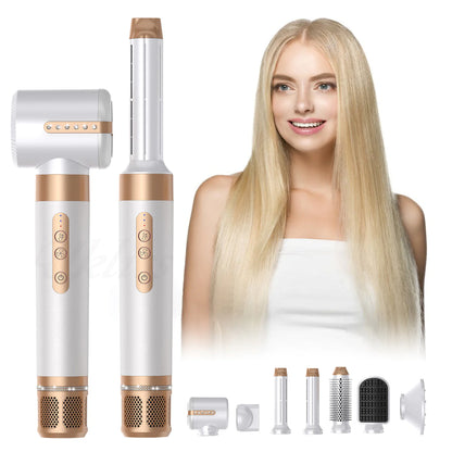 7-in-1 Hot Air Hair Styling Comb by Anti Spier