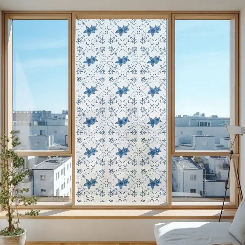 Static Cling Window Film - Frosted 3D Decorative Vinyl by Anti Spier