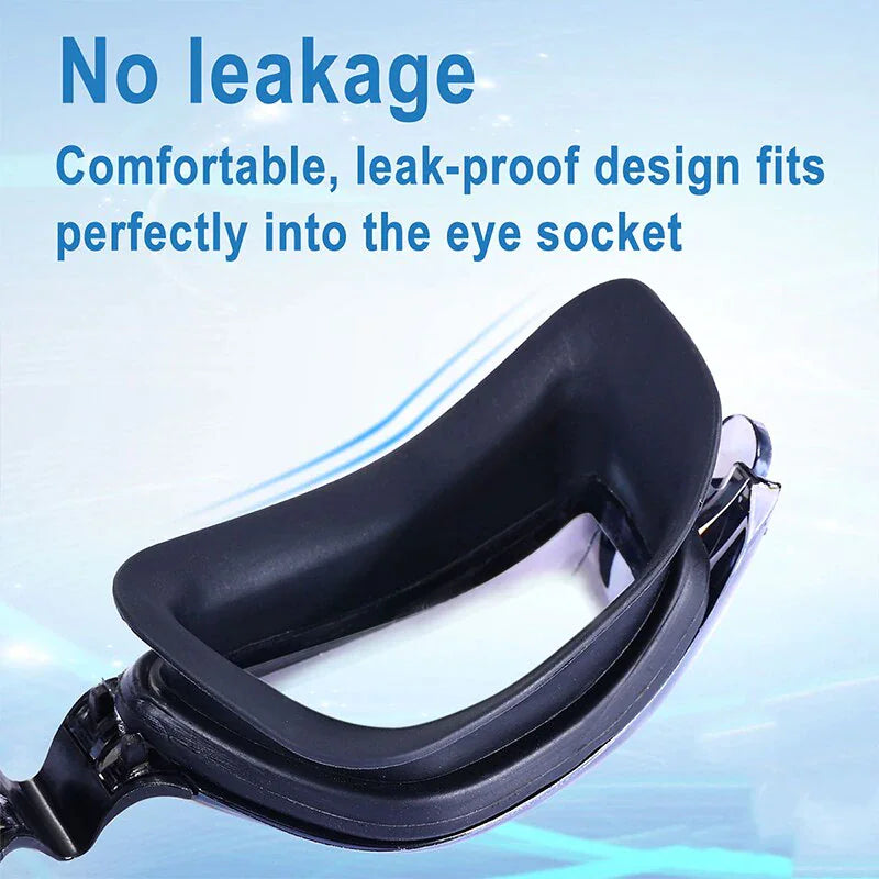 Clear Comfortable Swimming Goggles UV- Anti-Fog Swim Glasses Mirror Adult & Kids by Anti Spier