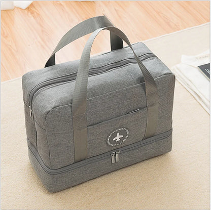 Waterproof Gym and Beach Bag with Wet/Dry Compartments by Anti Spier